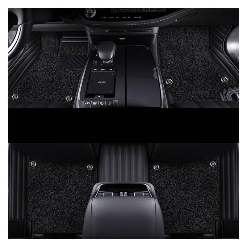 Automatten Auto-Fußmatten Teppiche Styling Innenausstattung Für Range Für Rover Für Sport 2014 2016 2018 2020 2021 Auto FußMatten(Double black2) von XingPuBhD