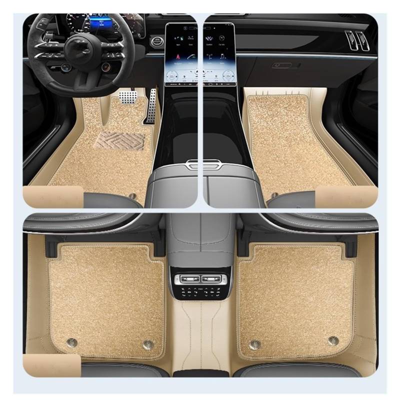 Automatten Kompletter Satz Leder-Autofußmatten Automatte Innenausstattung Für F30 2013 2014 2015 2016 2017 Auto FußMatten(D 7 PCS) von XingPuBhD