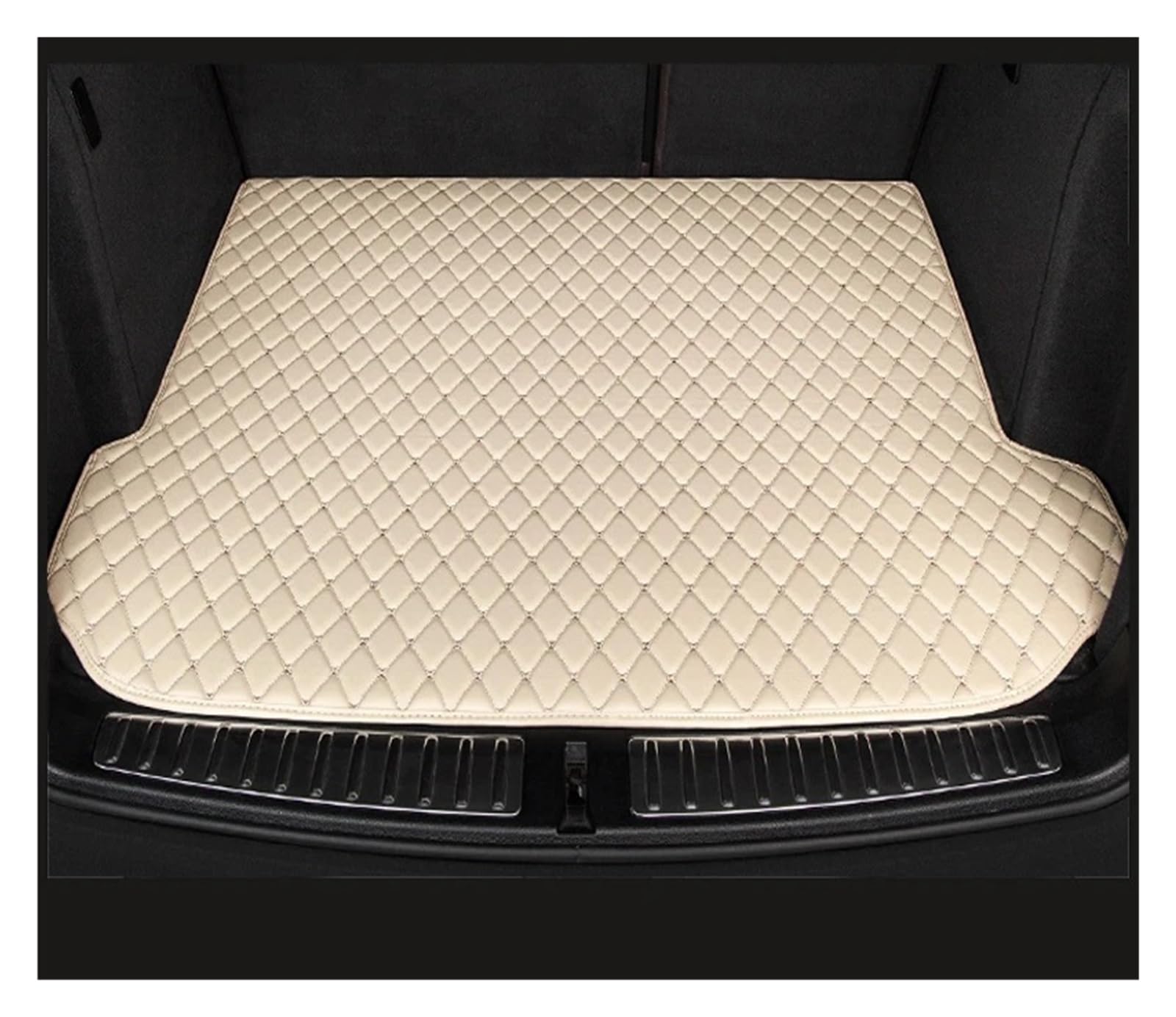 Autoschutzablage Auto-Kofferraum-Matten Cargo-Liner Custom Covers Autos 5 Sitze Für Toyota Für Highlander Für Kluger 2023 2022 Kofferraumboden(Beige) von XingPuBhD