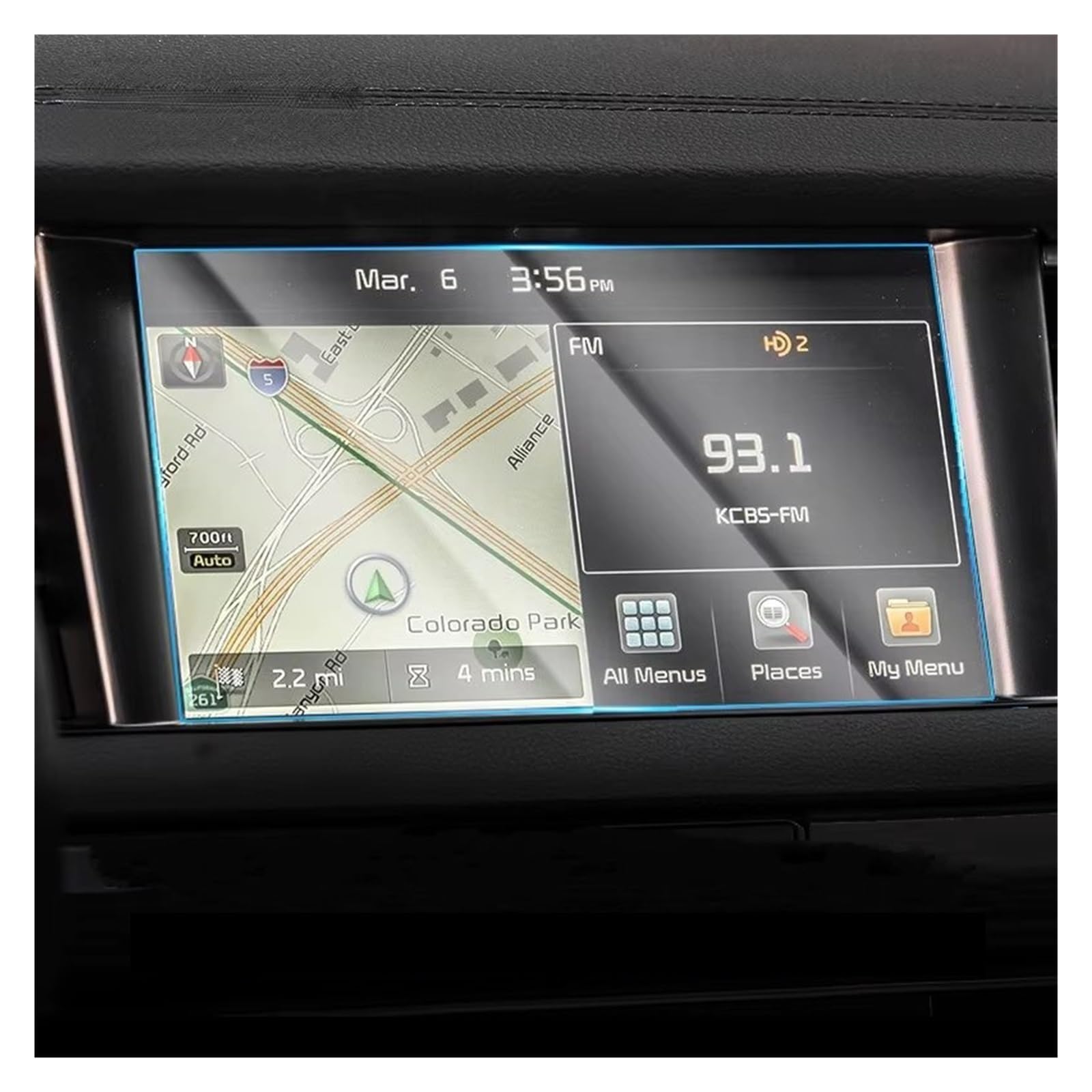 GPS-Navigationsfilm Auto GPS Navigation Film LCD Bildschirm Gehärtetes Glas Display Schutz 8 Zoll Für Kia Für K7 Für Cadenza 2016 2017 2018 2019 2020 Navi Displayschutzfolie von XingPuBhD