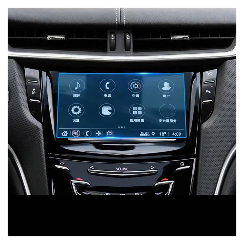 GPS-Navigationsfilm Auto Navigation GPS Monitor Bildschirm Schutz Ausgeglichenes Film Für Cadillac Für ATS Für XTS Für Cts Für SRX 2013-2018 Navi Displayschutzfolie(8 Anti-Glare) von XingPuBhD