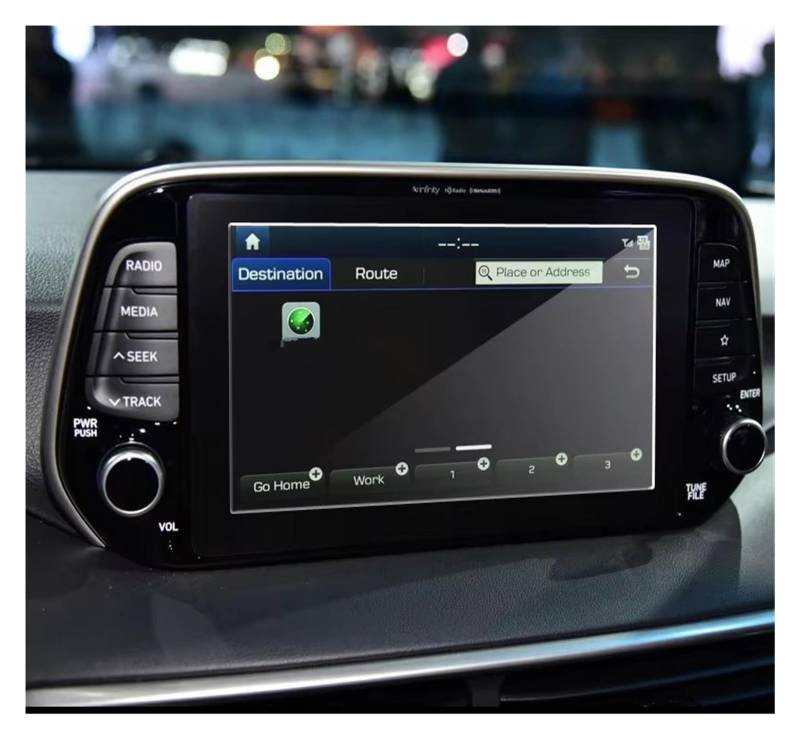 GPS-Navigationsfilm Auto Navigation Gehärtetes Glas LCD Screen Schutz Film Dashboard Schutz Für Hyundai Für Santa Für Fe Für TM 2019 2020 Navi Displayschutzfolie von XingPuBhD