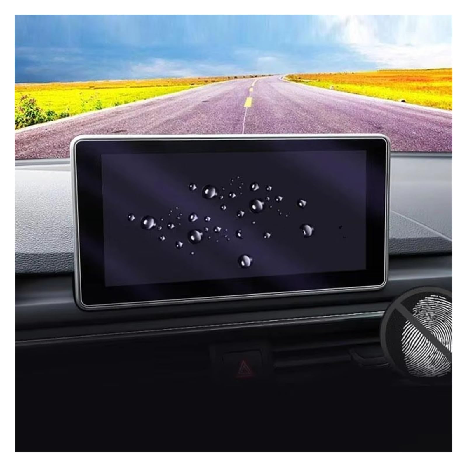 GPS-Navigationsfilm Für A4 Für B9 Für S4 Für A5 Für S5 Für Q5 2016 2017 2018 2019 Auto Navigation LCD Film Anti-Scratch-Screen Schutz Film Navi Displayschutzfolie(185x110mm) von XingPuBhD