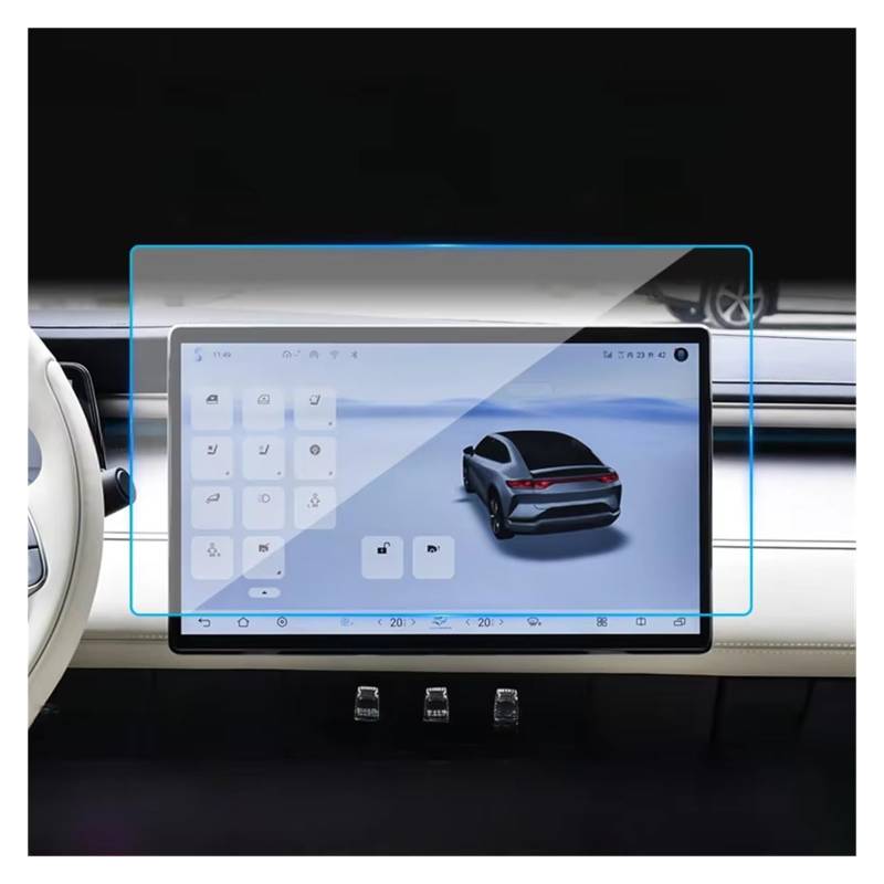 GPS-Navigationsfilm Für BYD Für Song L 2023 2024 Auto Infotainment Radio GPS Navigation Dashboard Gehärtetem Glas Screen Protector Film Navi Displayschutzfolie(GPS 15.6inch) von XingPuBhD