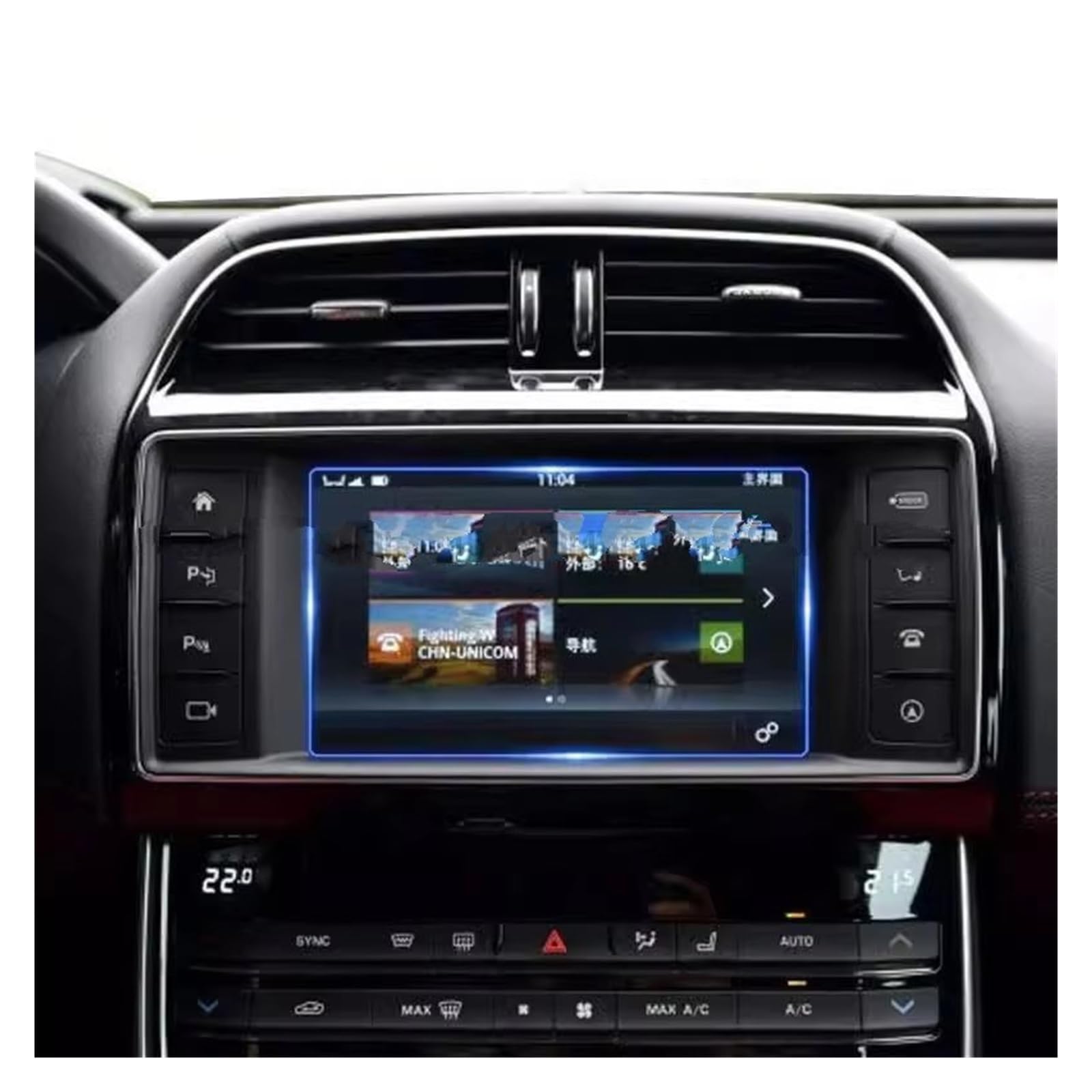 GPS-Navigationsfilm Für Jaguar Für XJL Für XF Für XFL Für XE 2015 2016 2017 2018 2019 2020 GPS Navigation Anti-Scratch-Display Schutz Film Navi Displayschutzfolie(A) von XingPuBhD