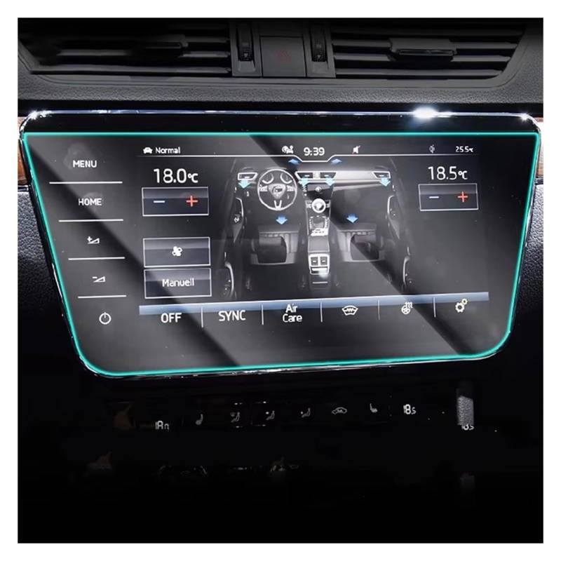 GPS-Navigationsfilm Für Skoda Für Superb 2018 2019 2020 2021 2022 2023 Auto GPS Navigation Bildschirm Gehärtetem Glas Schutz Film Anti-Scratch Navi Displayschutzfolie(8 Inch 1PCS) von XingPuBhD