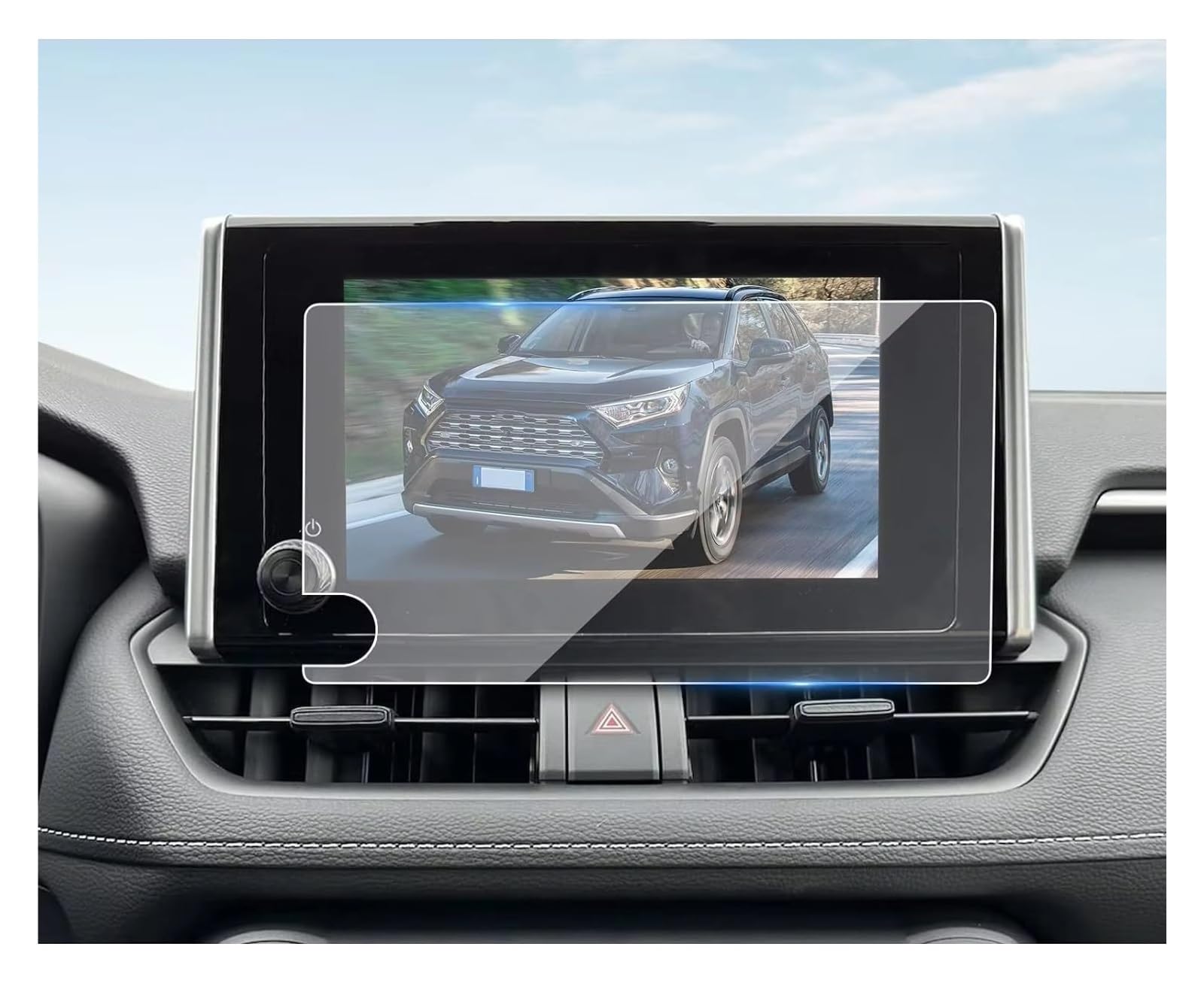 GPS-Navigationsfilm Für Toyota Für RAV4 2023 Screen Protector 8 Zoll Center Control Touchscreen Gehärtetem Glas Protectiv Navi Displayschutzfolie von XingPuBhD