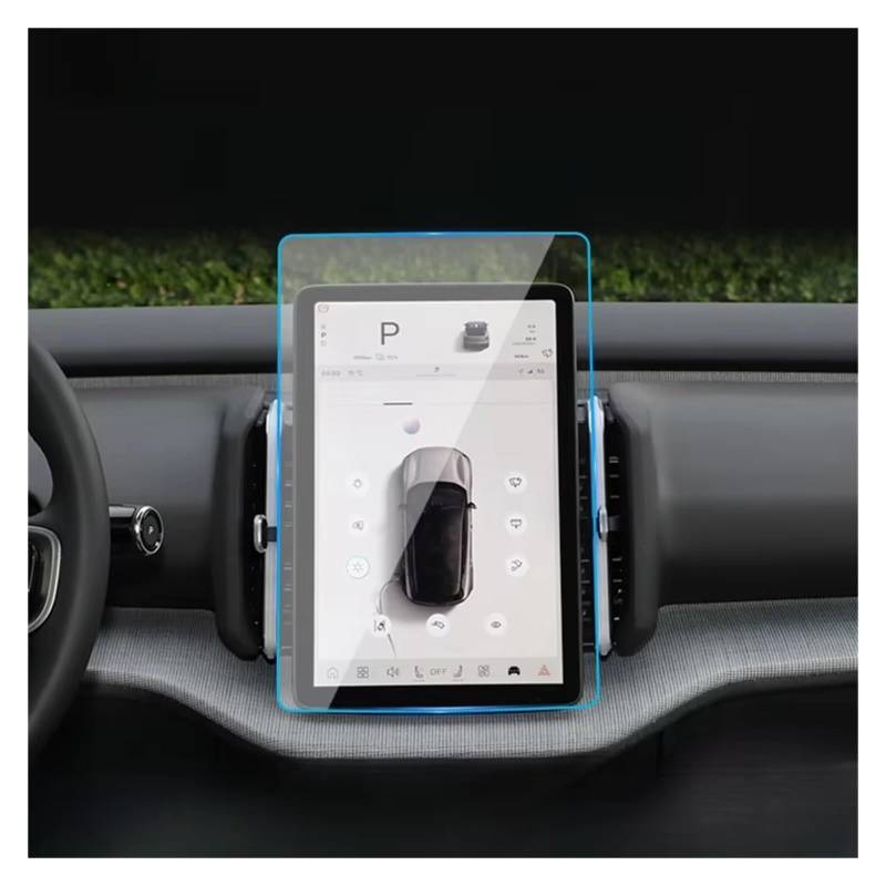 GPS-Navigationsfilm Für Volvo Für EX30 2024 2025 LCD Auto Radio 123 Zoll GPS Navigation Gehärtetem Glas Dashboard Screen Protector Film Navi Displayschutzfolie(GPS) von XingPuBhD