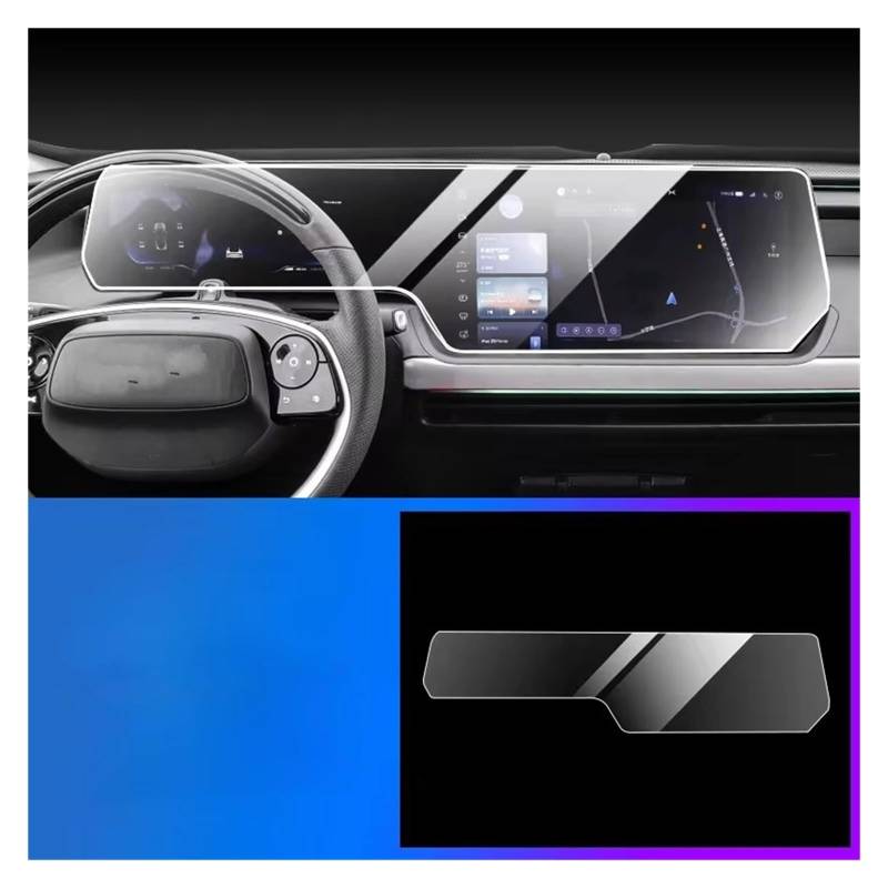 GPS-Navigationsfilm Für XPENG Für P7i Für P7 2022 2023 Auto Navigation Schutz Film LCD Bildschirm TPU Screen Protector Anti-Scratch Navi Displayschutzfolie von XingPuBhD