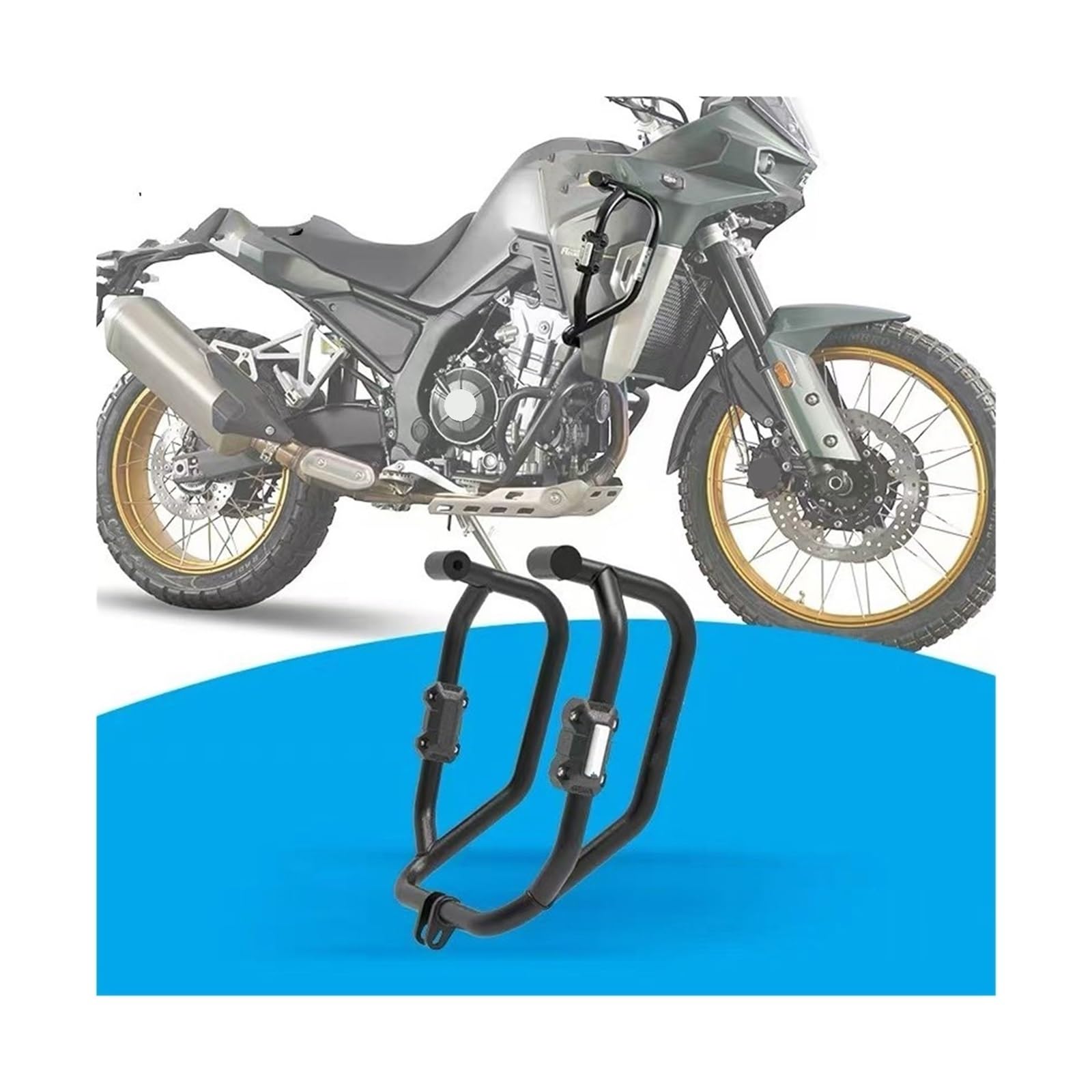 Motorschutz Stoßstange Für KOVE Für 800X Anti-Crash Bar Motorrad Anti-Fall Schutz Motor Schutzhülle Rahmen Stoßstange Motorschutzbügel Sturzbügel(UP) von XingPuBhD