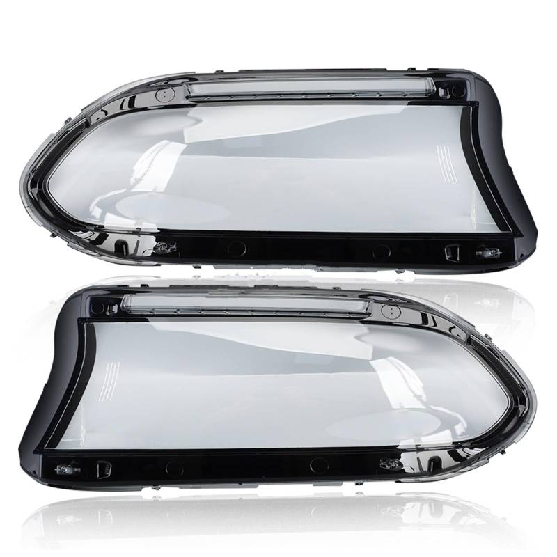 Scheinwerfer Lampenschirm Für Dodge Für Ladegerät 2015 2016-2022 Scheinwerfer Abdeckung Auto Scheinwerfer Abdeckungen Lampenschirm Scheinwerfer Objektiv Auto Shell Abdeckung Car Headlight Lens(1 pair) von XingPuBhD