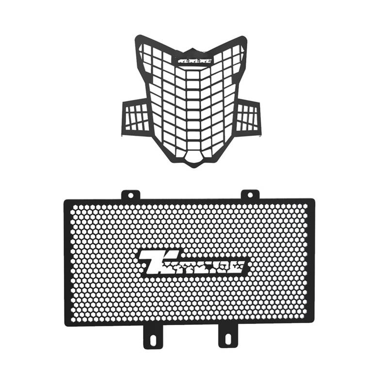 Scheinwerferabdeckungen FÜR Für XT660Z Für Super Für Tenere Für XT660 Z 2008-2016 Motorrad Kühler Schutz Scheinwerfer Schutz Grille Schutz Abdeckung(1) von XingPuBhD