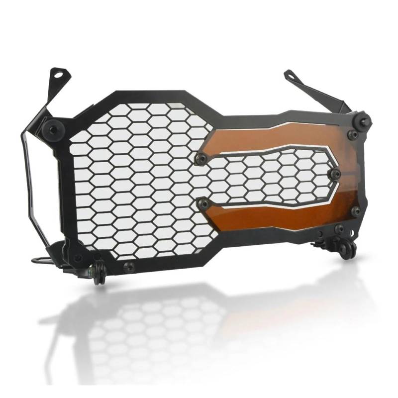 Scheinwerferabdeckungen Für R1250GS Abenteuer Für R 1250 GS Für R1200GS LC ADV 2018-2021 Motorrad Scheinwerfer Protector Grille Schutz Abdeckung(Orange) von XingPuBhD