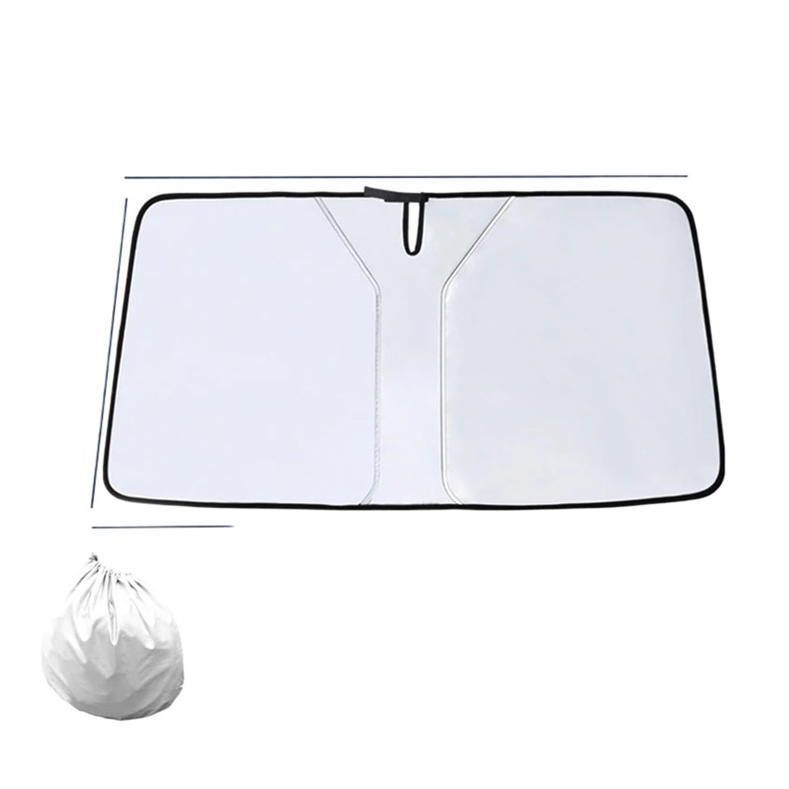 Sonnenschutz fürs Auto Auto Frontscheibe Sonnenschutz Abdeckung Sonnenschutz Windschutzscheibe Visier Windschutzscheibe Falten Schutz Vorhang Styling Zubehör Sonnenschutz für Fenster(Large Size) von XingPuBhD