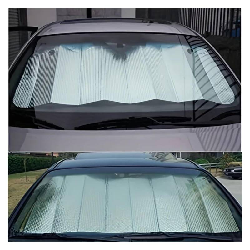 Sonnenschutz fürs Auto Auto Sonnenschutz Hitzeschild Front Windschutzscheibe Sonnenblende Sonnenschutz Pad Ultraviolett Sonnenschutz für Fenster(Large) von XingPuBhD