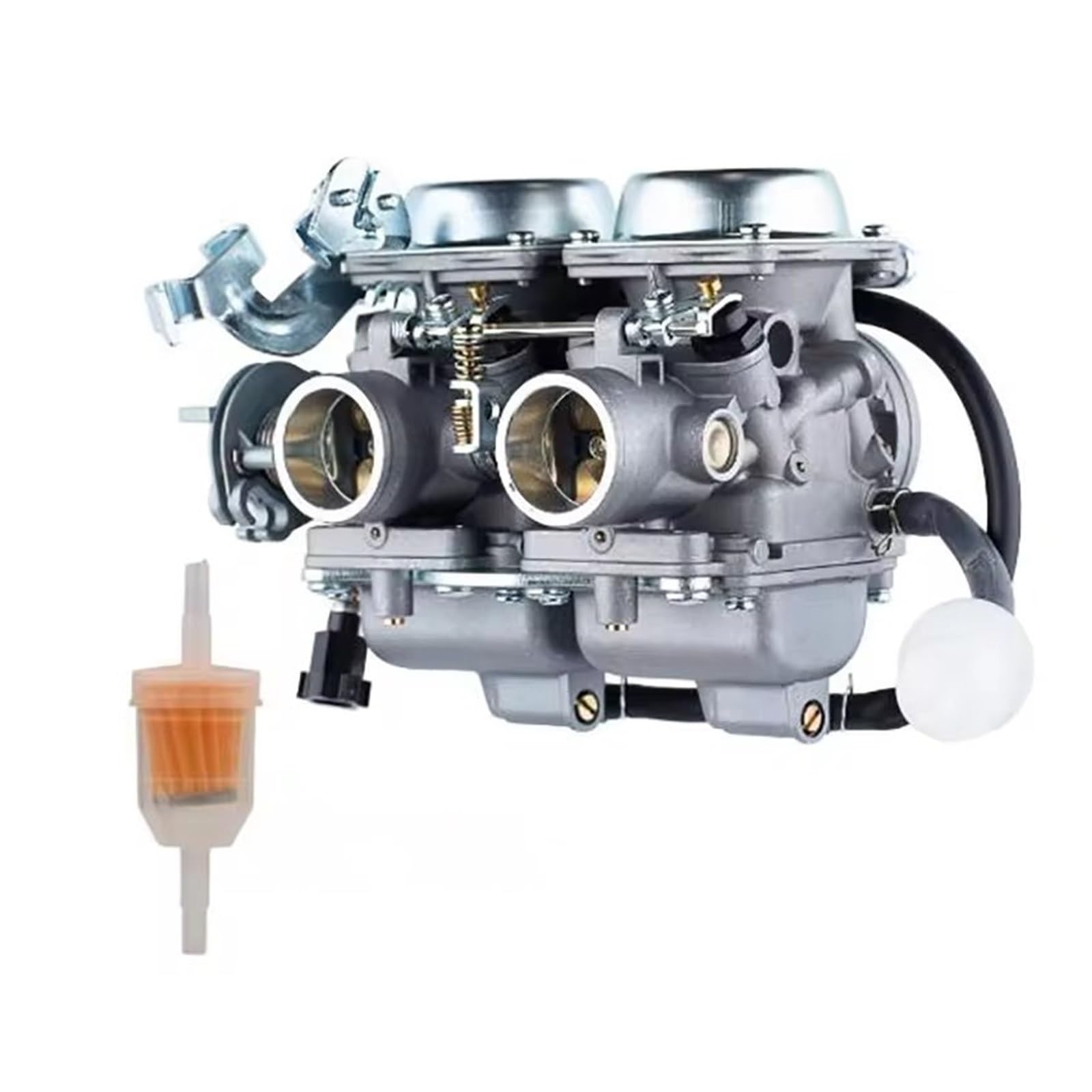 Vergaser Dual Carb 26mm Vergaser Assy Für Rebel Für CA250 Für CB250T Für CBT250 Für CMX250 250cc Für CBT125 Für CBT150 Für Zylinder Motorrad Roller Vergaser von XingPuBhD