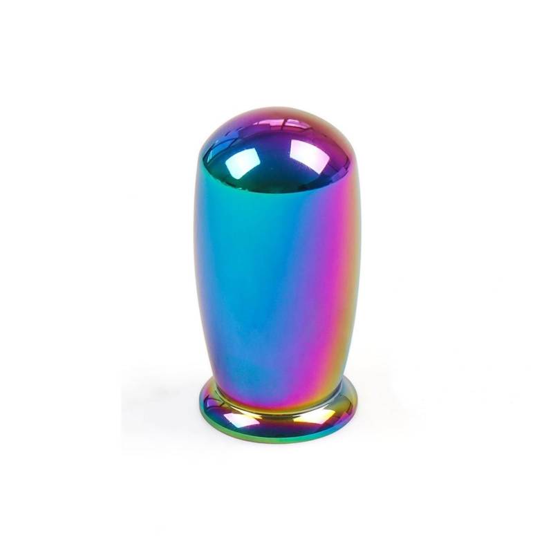 XingPuBhD Schaltknäufe 76MM Universal Schaltknauf Schaltgetriebe Aluminium Schalthebelknauf TT102208 Schaltknauf Abdeckung(Neo Chrome) von XingPuBhD