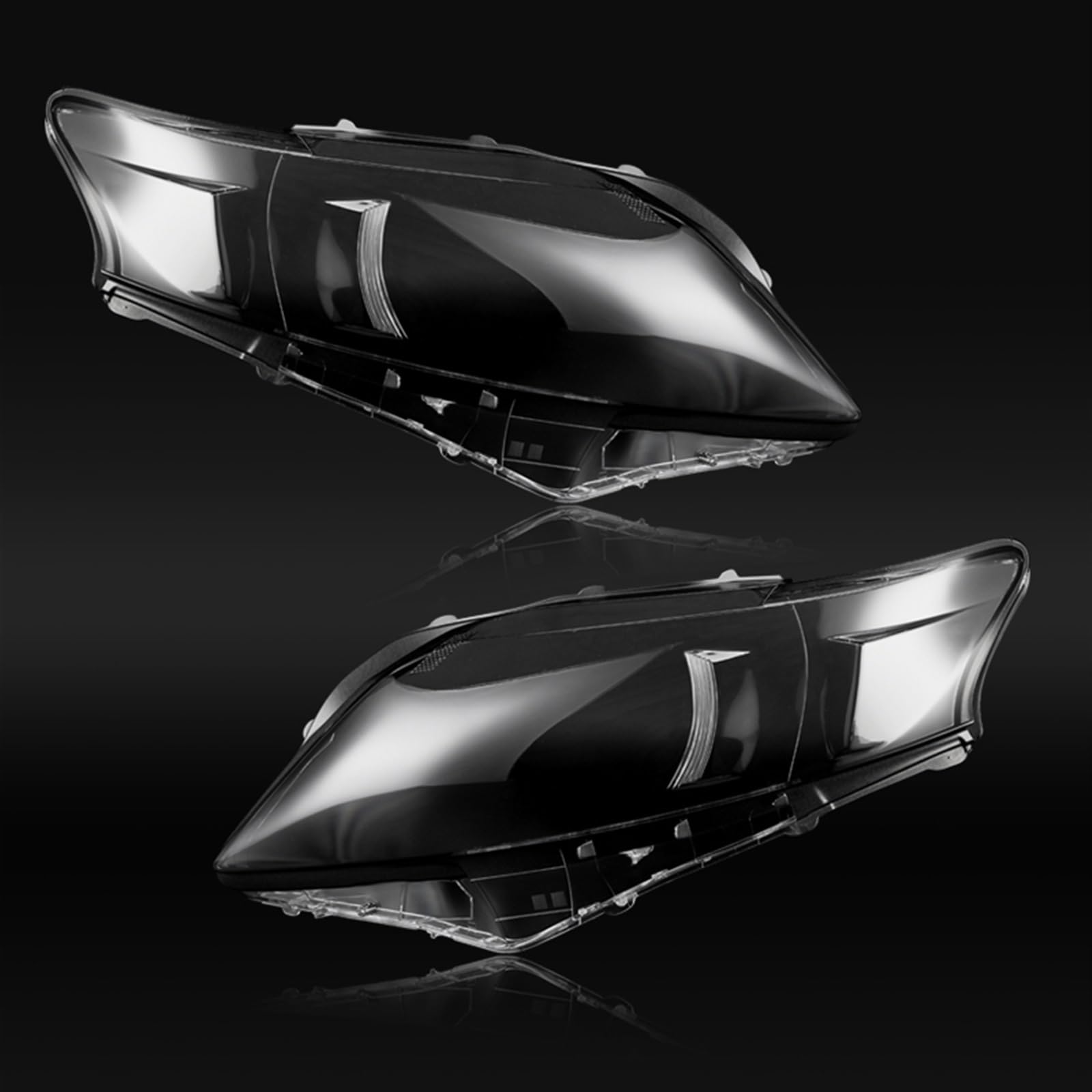 XingPuBhD Scheinwerfer Lampenschirm Für Lexus Für RX270 Für RX350 Für RX450 2009 2010 2011 Front Scheinwerfer Abdeckung Scheinwerfer Shell Transparent Lampenschirm Objektiv Car Headlight Lens(Pair) von XingPuBhD