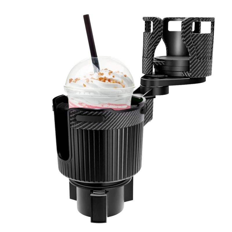 Auto-Wasserbecherhalter – 2-in-1-Getränke- und Snack-Halter, multifunktionaler Thermobecher-Getränke-Expander | Abnehmbarer Auto-Organizer für Speisen und Getränke, Roadtrip-Zubehör, Getränkehalter fü von Xinhuju