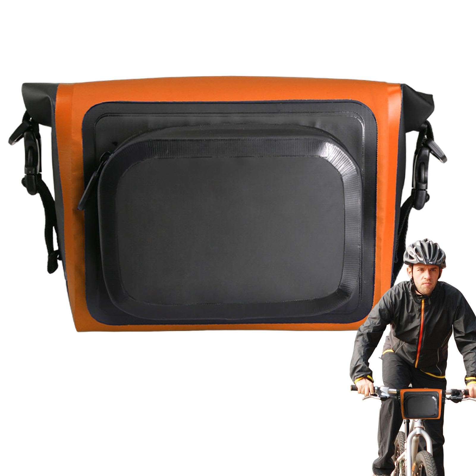 Lenkertasche, Vorderrahmen-Aufbewahrungstasche, Fahrrad-Aufbewahrungstasche | Multifunktionale Hüfttasche, Aufbewahrungstasche für Fahrradzubehör, wasserdichte Aufbewahrungstasche für den Vorderrahmen von Xinhuju
