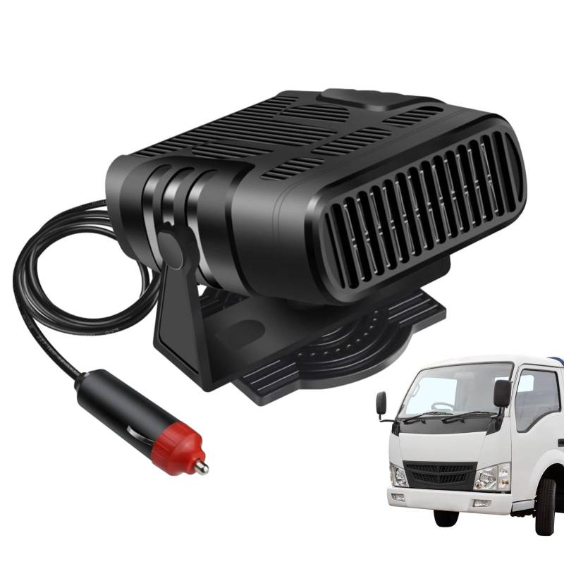 Tragbare Autoheizung, schnell aufheizender Auto-Defroster, Defroster-Defroster für Automobile, Auto-Defroster, 360 Grad verstellbarer Thermostat, Plug-in-Zigarettenanzünder-Heizung von Xinhuju