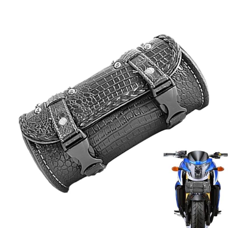 Xinhuju Motorradtasche mit Rollen, Motorradtasche, Motorradgabeltasche aus wasserdichtem PU-Leder – Motorradtasche, Motorradzubehörtasche für Motorrad von Xinhuju