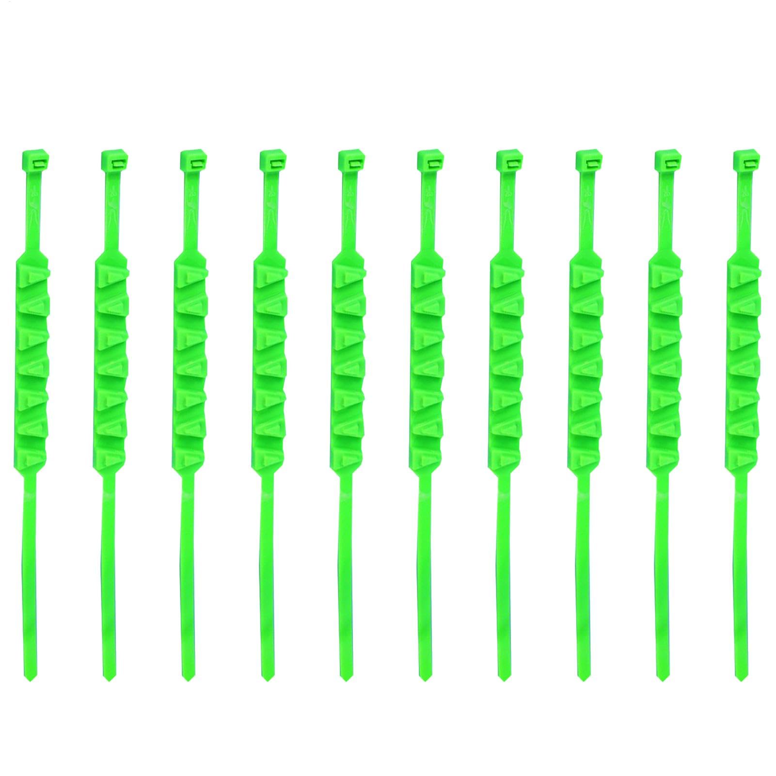 Schneereifenketten-Set, 10 Stück, Anti-Rutsch, Schlamm, Schnee, Überlebens-Traktion, multifunktional, Sicherheitsketten für Motorräder, Roller von Xistuoz