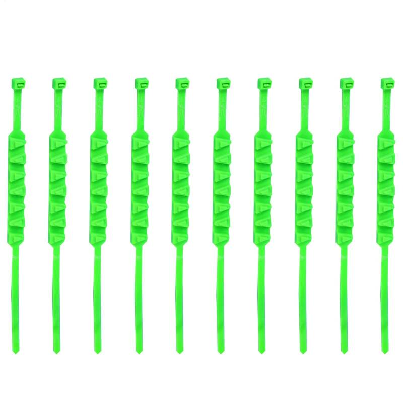 Schneereifenketten-Set, 10 Stück, Anti-Rutsch, Schlamm, Schnee, Überlebens-Traktion, multifunktional, Sicherheitsketten für Motorräder, Roller von Xistuoz