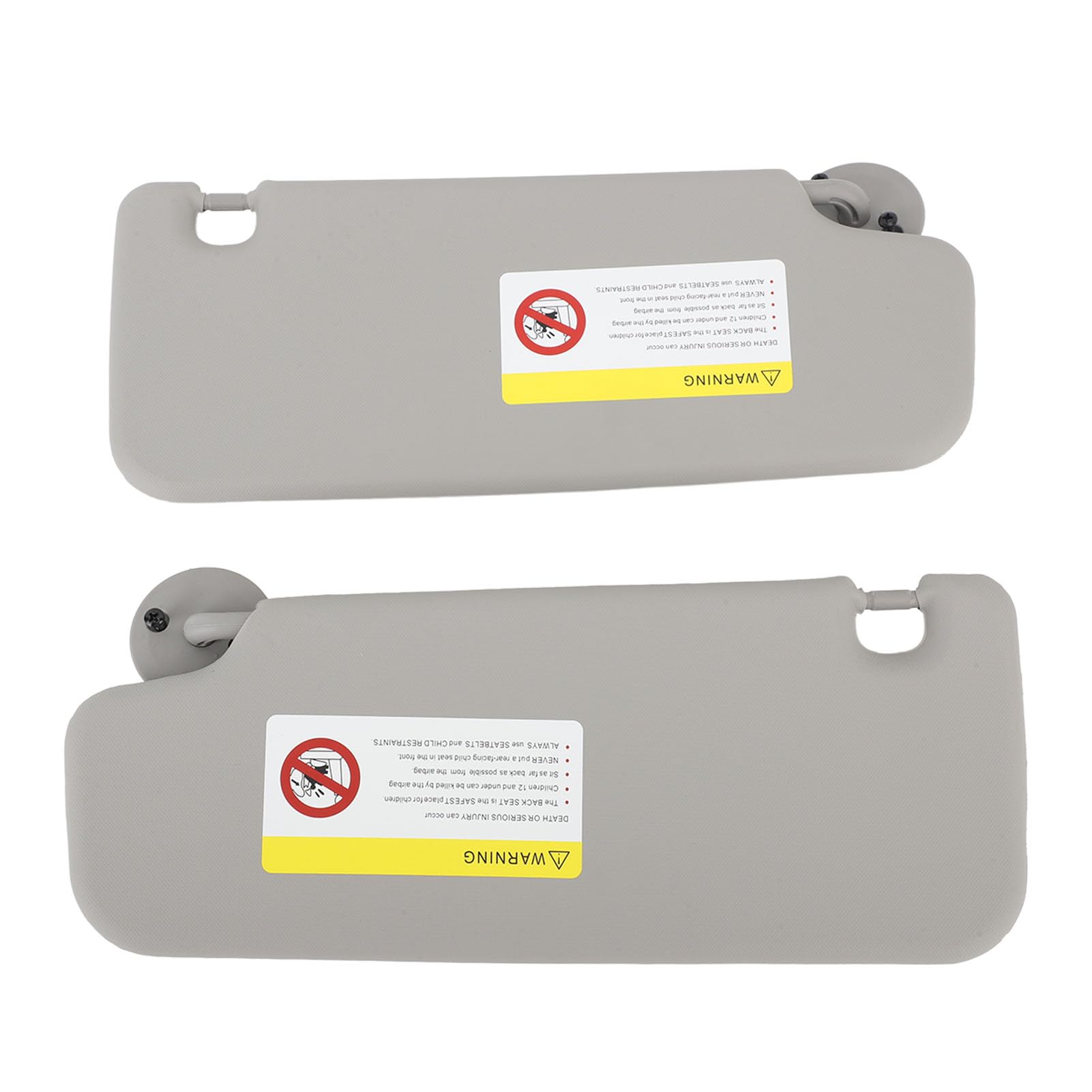 Auto Gray Left Driver Side Sun Visor passen für Aveo 2012 bis 2016, 1 Paar Linke und rechte Sonnenblende mit Spiegel Ersatz, Sonnenblende Ersetzen Sonnenblende Reparatursatz von Xiuganpo