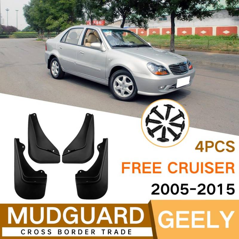 Auto Schmutzfänger für Free Cruiser 2005-2015,Vordere und hintere Kotflügelverbreiterungen,2024 Zubehör für den Außenbereich (4er Set) von Xjjhyl