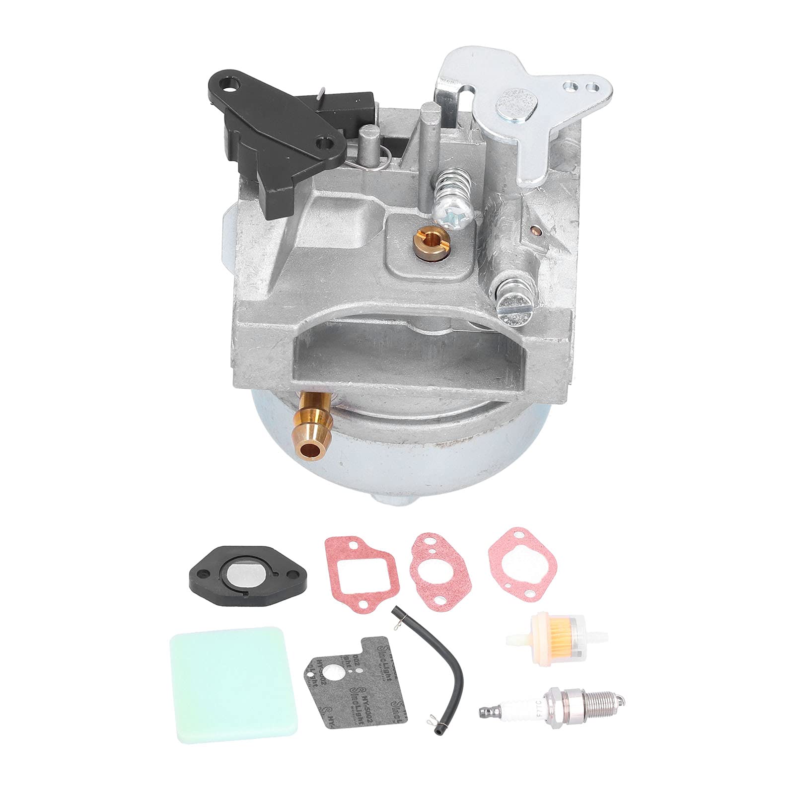 Xolsurg Carburetor Kit hochwertiges Aluminiummaterial einfach zu installieren für GC190 GCV190 GV190LA HRB217 HRX217 Rasenmäher von Xolsurg