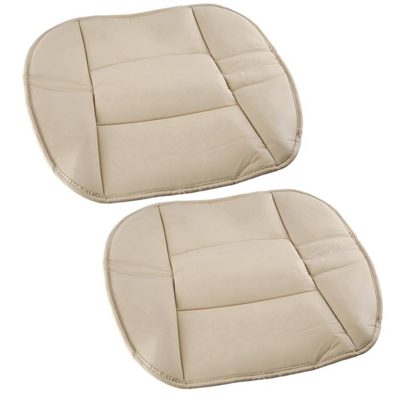 Xptieeck 2X Autositzbezug Sitzbezug Sitzkissen Auto Innenraum Universal Beige von Xptieeck