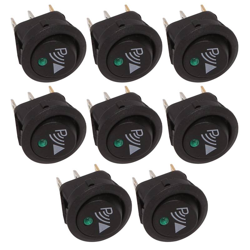 Xptieeck 8X Runde 3 Pin Rocker/Parkplatz Aus-Schalter Sensor Walk Hinten Vorne Hinten von Xptieeck