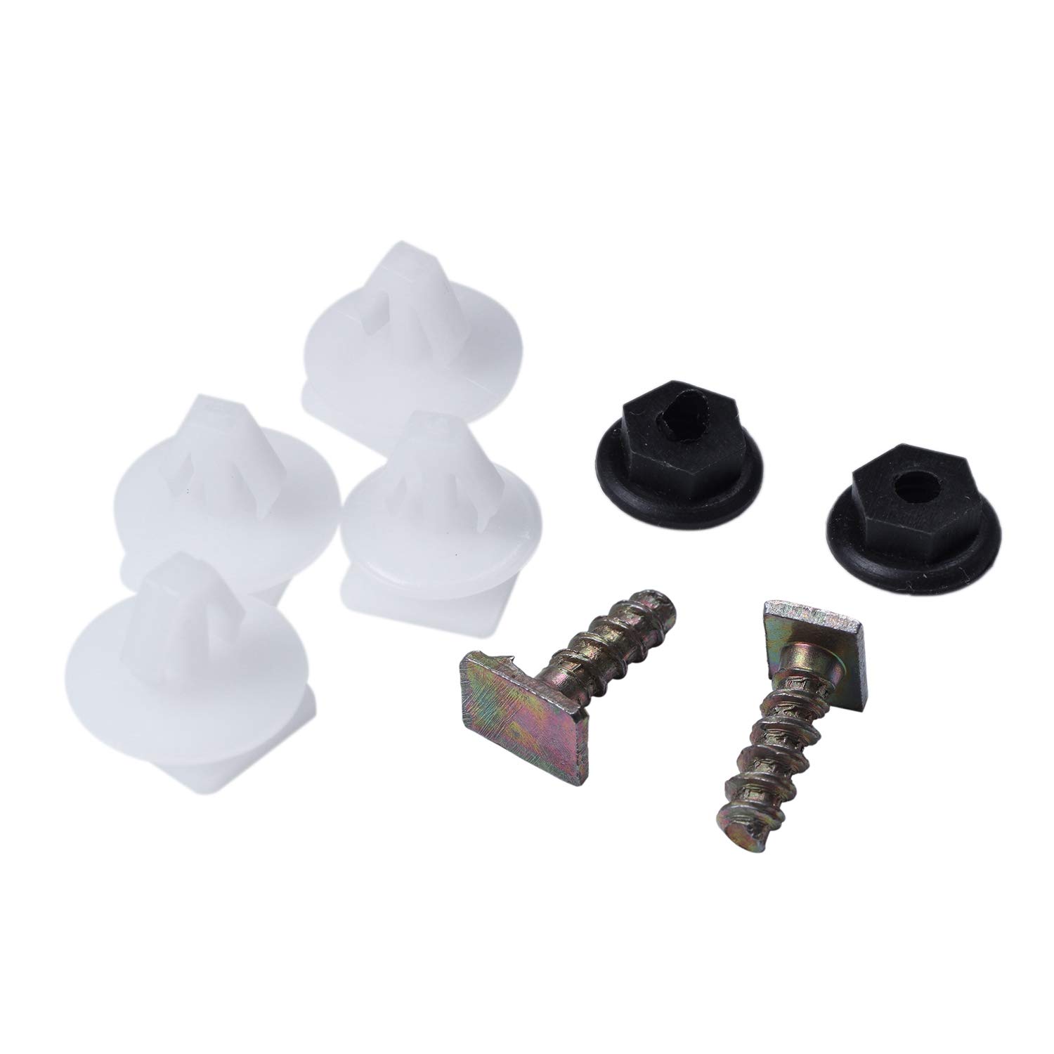 Xtahdge 8pc VorderradkotflÜGel Zierclips Kunststoff Metall Schraubenmutter Set FÜR C von Xtahdge