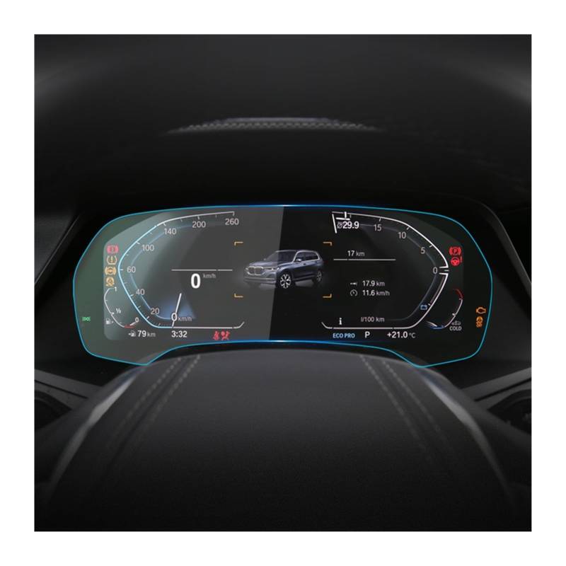 Auto Displayschutz Folie 12,3 Zoll Für 2019 2020 2021 2022 Jahr Für X7 Dashboard-Navigationsmembran Auto-GPS-Display Bildschirmschutzfolie Aus Gehärtetem Glas Navigation Schutzfolie(Anti-Blue-ray3) von XuYingBhd