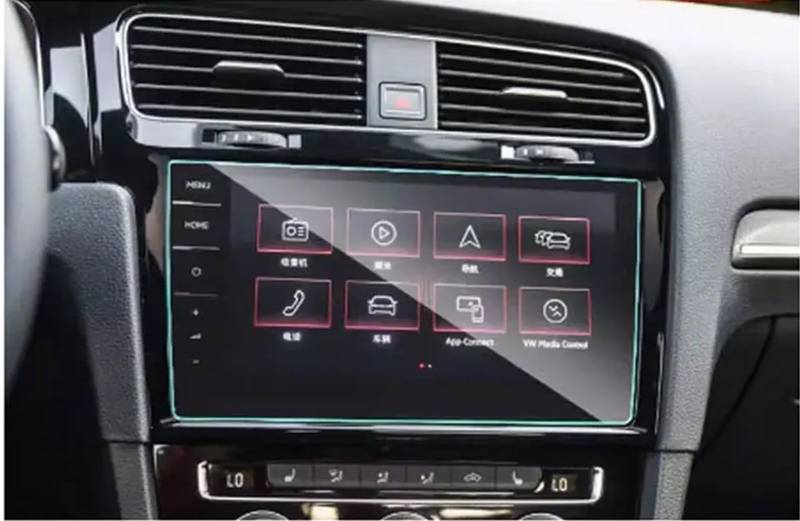 Auto Displayschutz Folie Für Golf 7 Für GTI Für GTE Für GTD 9,2 Zoll Displayschutzfolie Aus Gehärtetem Glas Autoradio GPS-Navigation Innenausstattung Navigation Schutzfolie von XuYingBhd