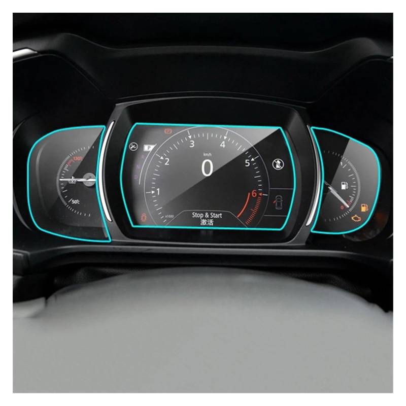 Auto Displayschutz Folie Für Kadjar 2016 2017 2018 2019 PET Film Displayschutzfolie Auto Instrumententafelschutz Armaturenbrett Center Control Touchscreen Navigation Schutzfolie von XuYingBhd