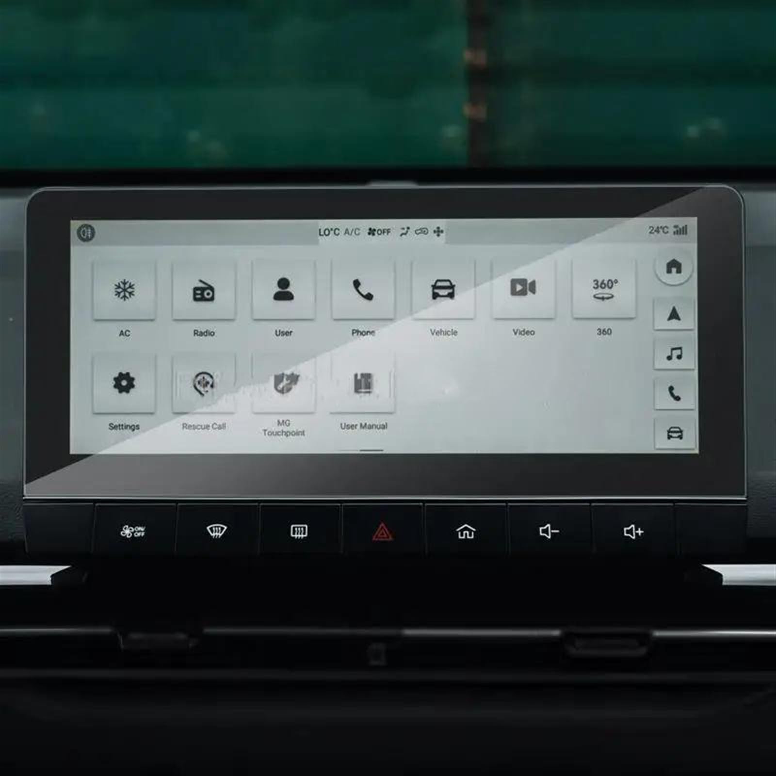 Auto Displayschutz Folie Für MG 4 Für EV 2023 Auto-Infotainment-Dashboard-Displayfolie GPS-Navigationsmonitor-Bildschirmschutzfolie Aus Gehärtetem Glas Navigation Schutzfolie(for Instrument) von XuYingBhd
