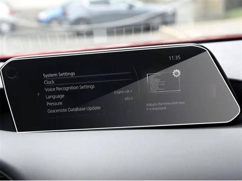 Auto Displayschutz Folie Für Mazda 3 Für Axela 2019 2020 GPS-Navigationsinstrument Armaturenbrett Schutzfolie Aus Gehärtetem Glas PET-Film Navigation Schutzfolie(Tempered Glass-GPS) von XuYingBhd