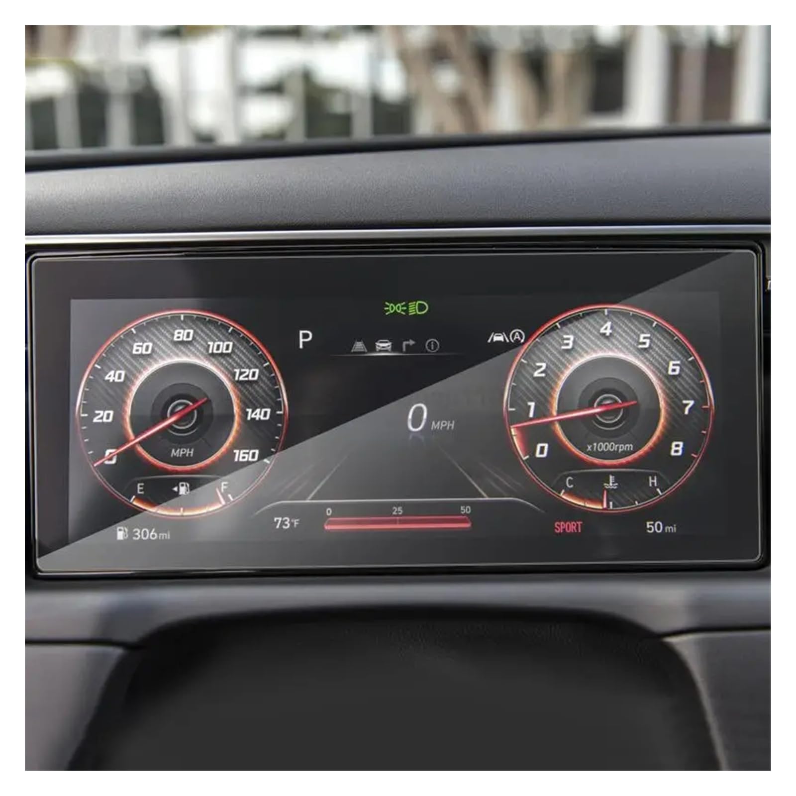 Auto Displayschutz Folie Für Tucson Für NX4 2021 2022 2023 Auto-LCD-Instrument Auto-Innenausstattung Displayschutzfolie Aus Gehärtetem Glas Navigation Schutzfolie von XuYingBhd