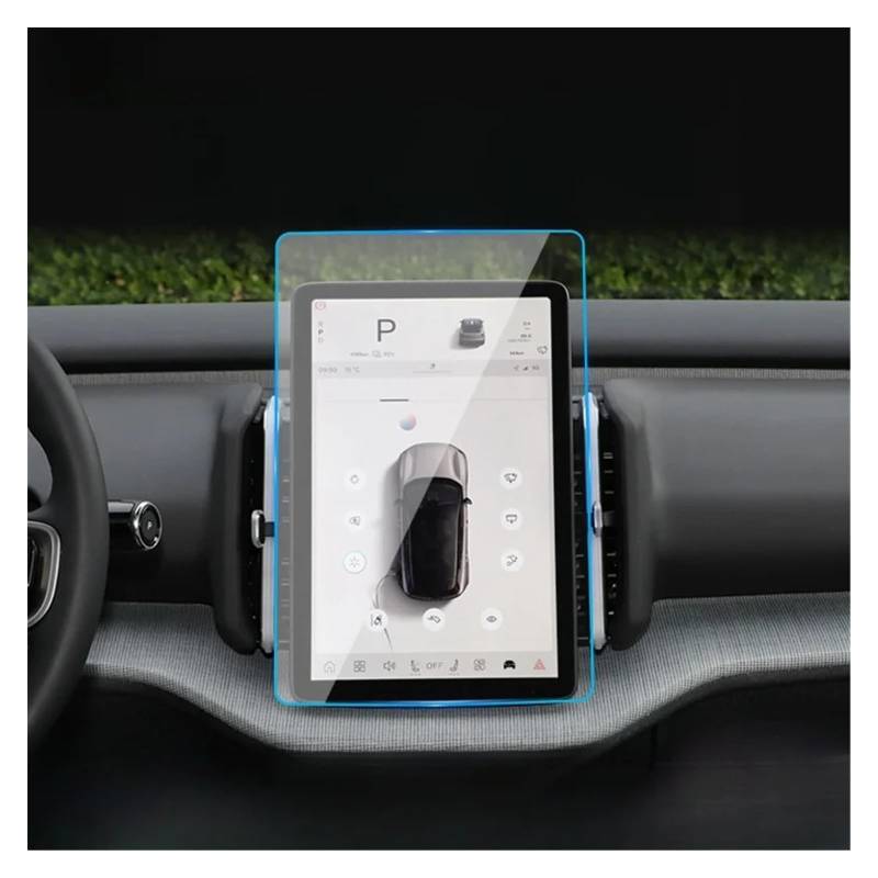 Auto Displayschutz Folie Für Volvo Für EX30 2024 2025 LCD-Autoradio 12,3 Zoll GPS-Navigation Gehärtetes Glas Armaturenbrett Displayschutzfolie Navigation Schutzfolie(GPS) von XuYingBhd