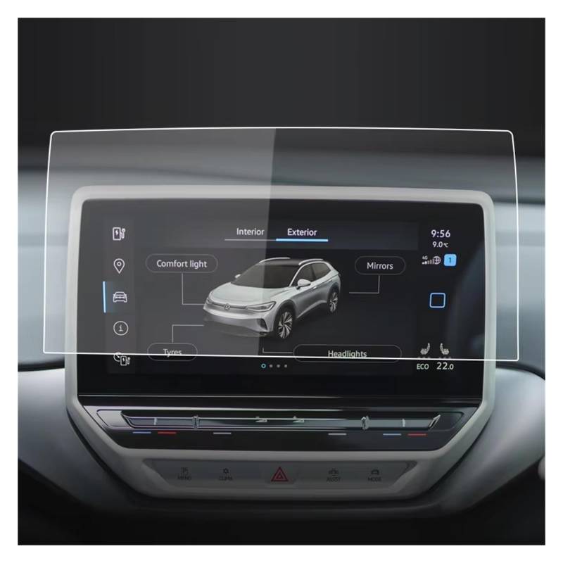 Autonavigationsfilm 12 Zoll Für VW Für ID.4 2021 2022 2023 Auto GPS Display Gehärtetes Glas Display-schutzfolie Auto Aufkleber GPS-Displayschutz(2 HD) von XuYingBhd