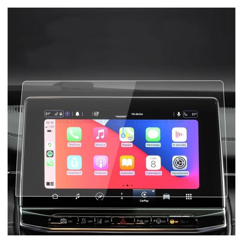 Autonavigationsfilm 8.4 Zoll Oder 10.1 Zoll Auto GPS Navigation Anti-Kratzer Für Jeep Für Kompass 2021 2022 2023 GPS-Displayschutz(10.1inch) von XuYingBhd