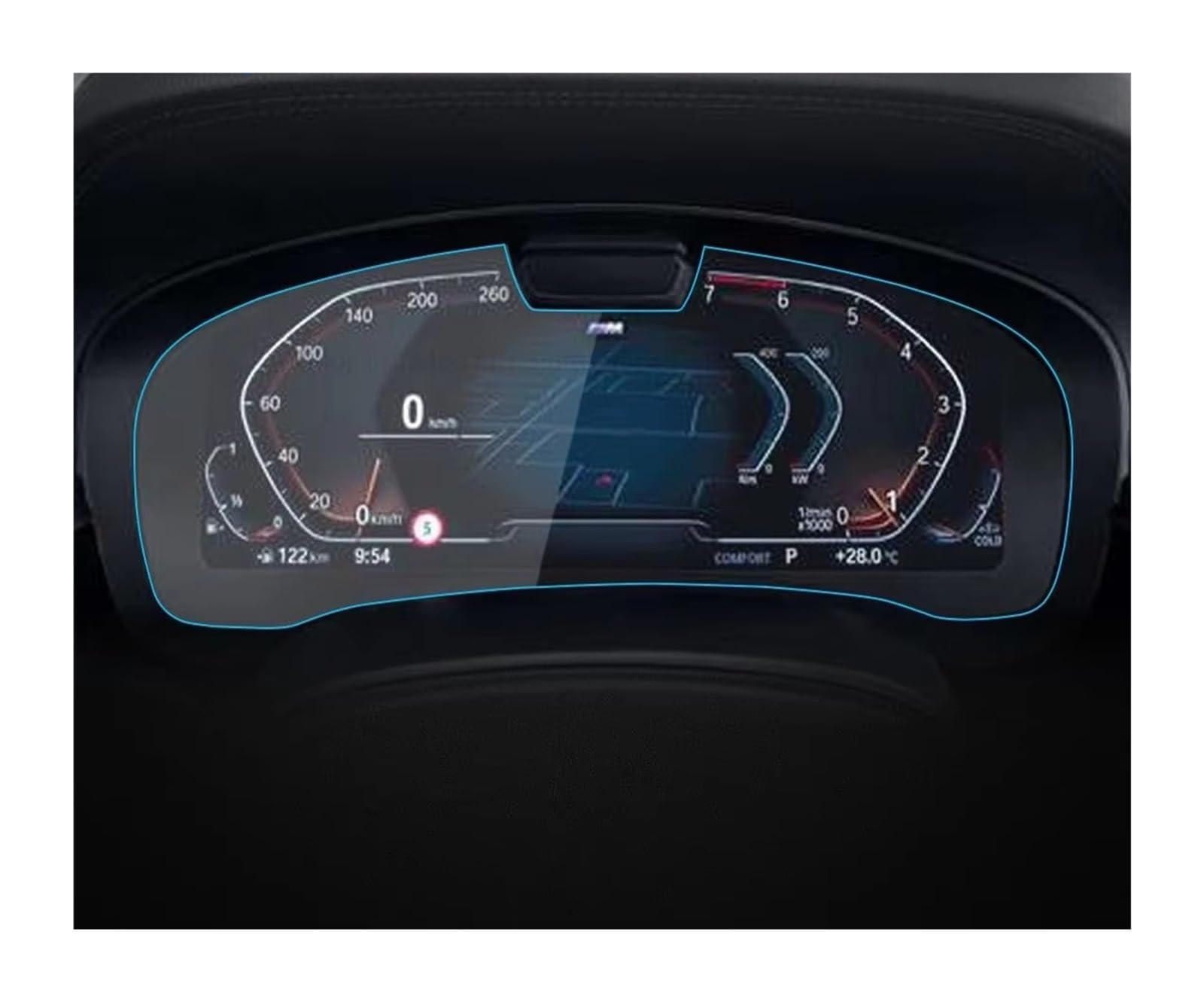 Autonavigationsfilm Auto GPS Gehärtetes Glas Display-schutzfolie Für G30 Für G31 Für Series5 2021 2022 GPS-Displayschutz(High Match) von XuYingBhd