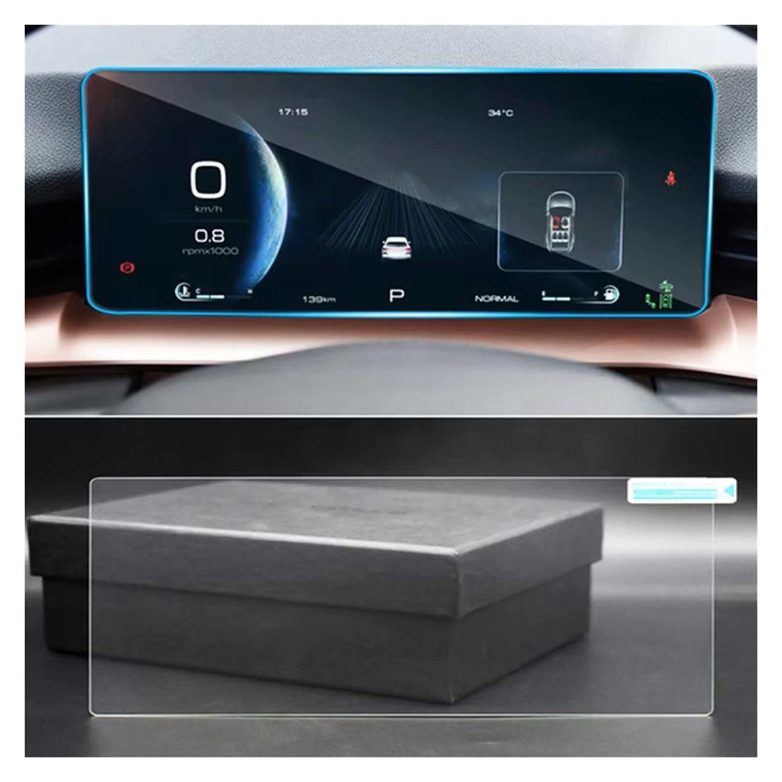 Autonavigationsfilm Auto GPS Navigation Bildschirm Gehärtetes Glas Schutz Film Anti-Scratch Für Haval Für H6 Für.3 2021 2022 2023 GPS-Displayschutz(Dashboard Film HD) von XuYingBhd