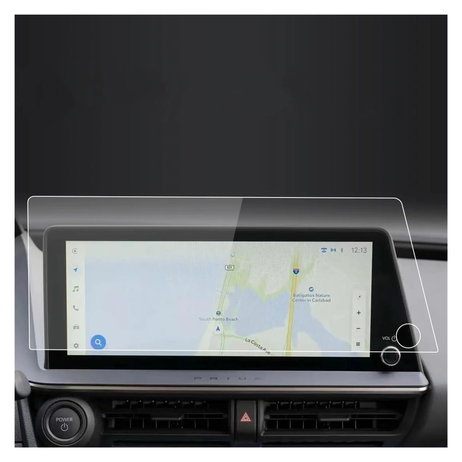 Autonavigationsfilm Auto Zentrale ConsoleTempered Glas Schutz Film Navigator Schutz Film Für Toyota Für Prius 2023 GPS-Displayschutz(23 Prius HD) von XuYingBhd