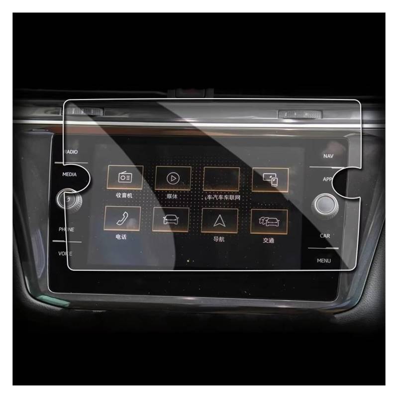 Autonavigationsfilm Displayschutzfolie Aus Gehärtetem Glas Für Arteon Für CC 2021 Auto-GPS-Navigation Anti-Kratz-Folie GPS-Displayschutz(6.5 Inch) von XuYingBhd