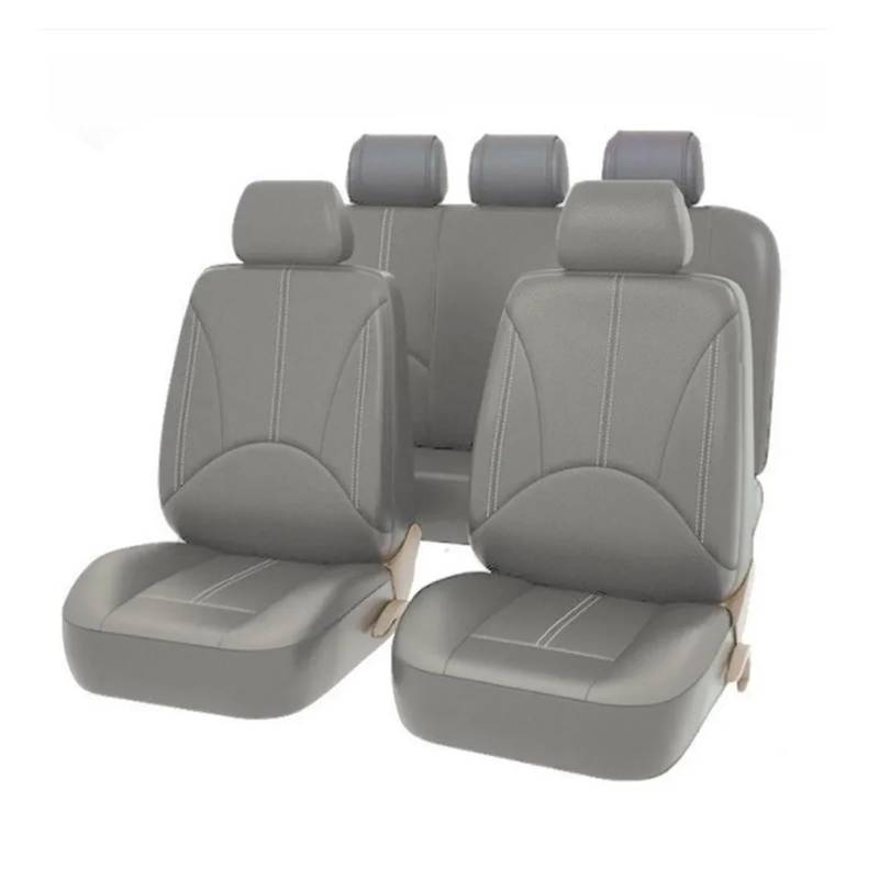 Autositzbezug 2/5 Sitze Auto Sitzbezüge Für Subaru Für Forester Für Outback Für Legacy Für XV Für WRX Für Impreza Für BRZ Van-Sitzbezüge(5Seats-Grey) von XuYingBhd