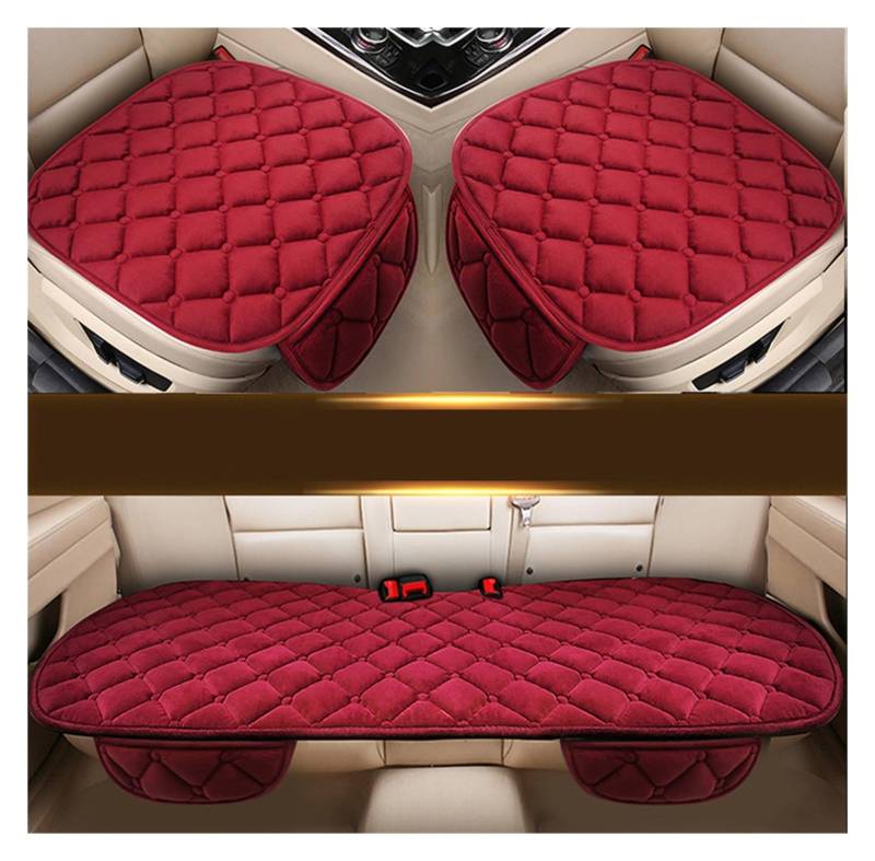 Autositzbezug Auto Sitzbezug Vorne Hinten Sitzkissen Schutz Pad Für Citron Für C3 Für XR Für F1 Für X45 Van-Sitzbezüge(Red 1set) von XuYingBhd