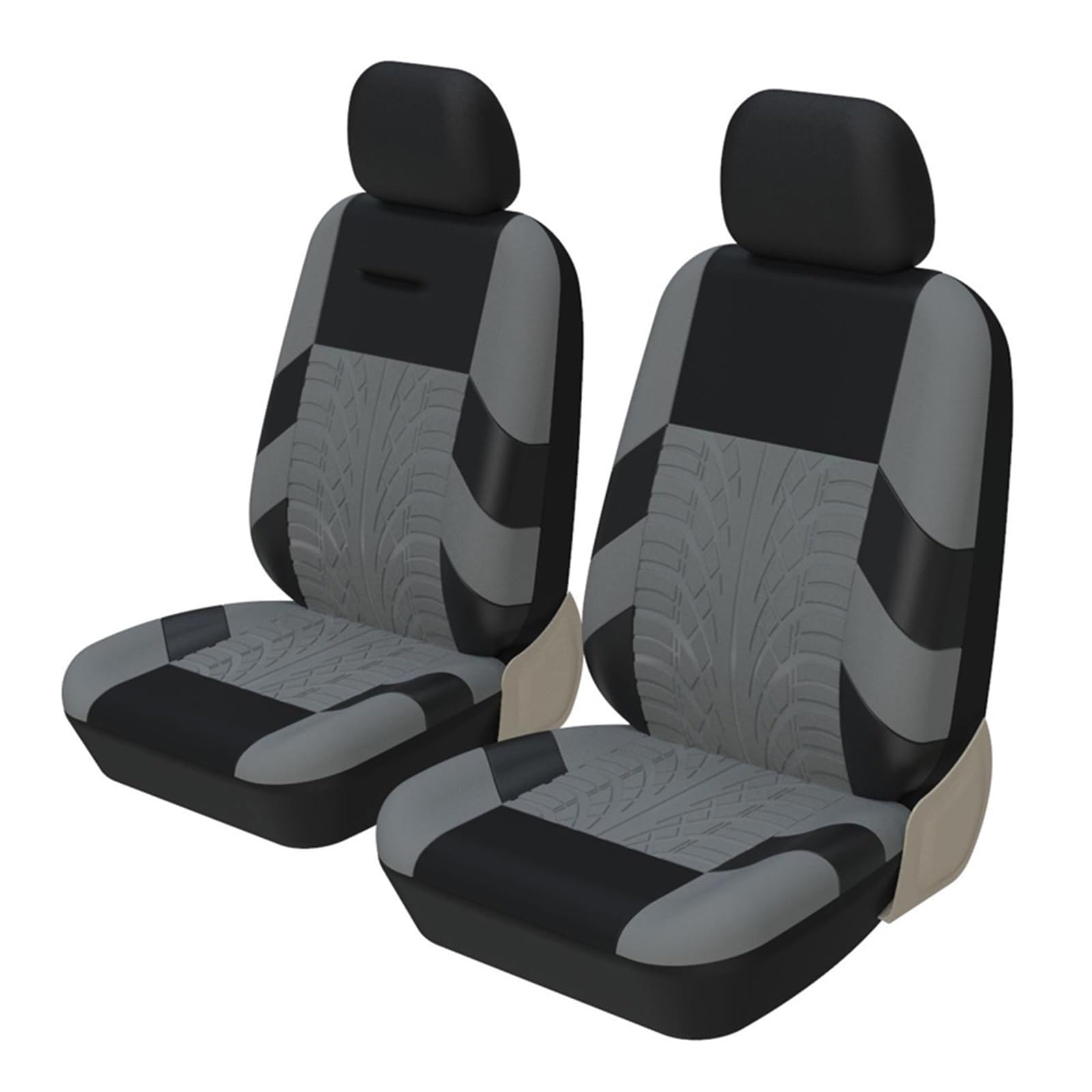 Autositzbezug Autositzbezüge-Set Universell Passend Für Die Meisten Autos Autositzschutz Für Nissan Für Teana Van-Sitzbezüge(2PCS Gray) von XuYingBhd